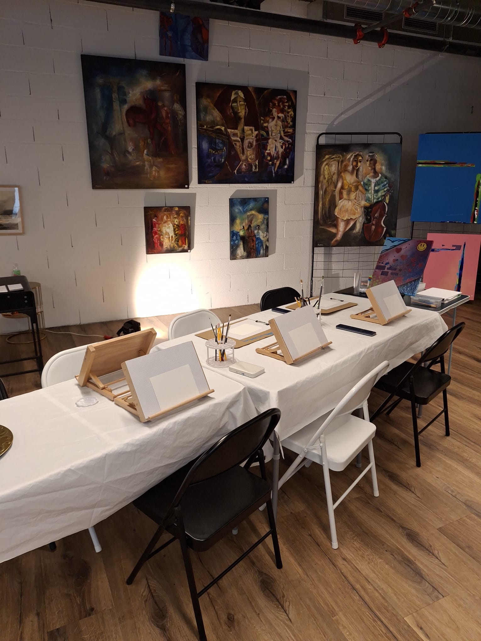 Espace de peinture autonome